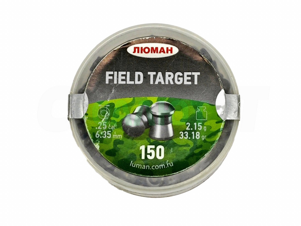 Пули Люман Field Target 6,35мм 2,15гр. (150шт.)