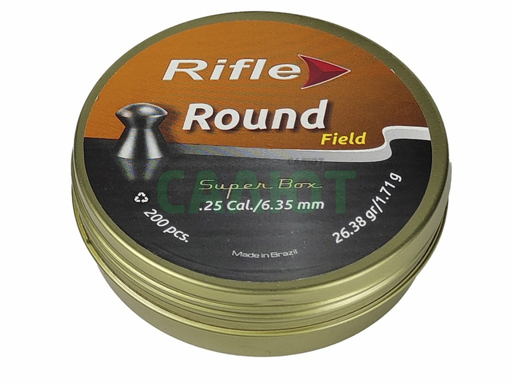 Пули Rifle Round 6.35мм 1.71гр. (200шт.)