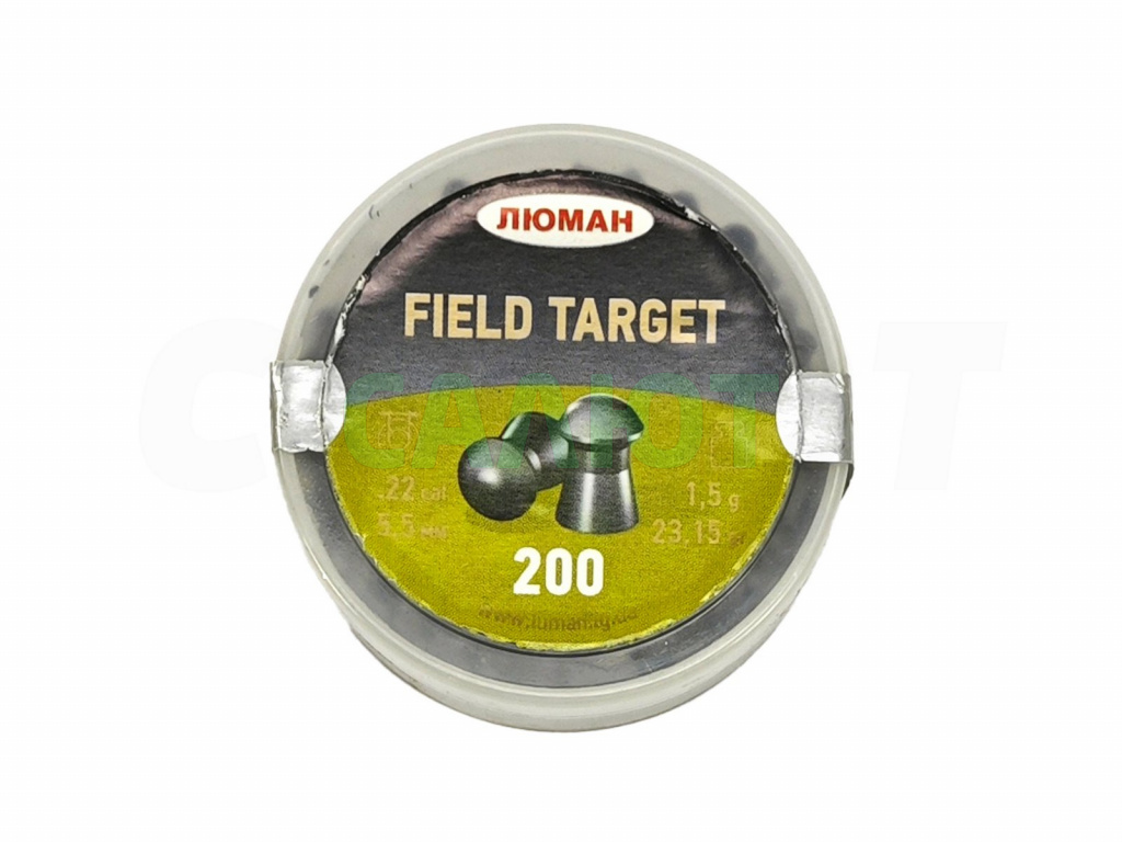 Пули Люман Field Target 5,5мм 1,5гр. (200шт.)