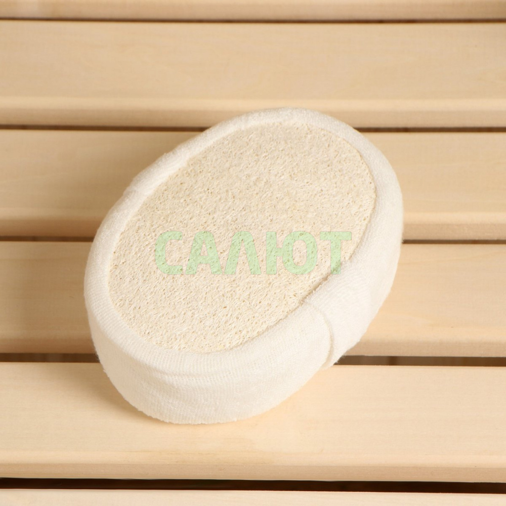 Мочалка-спонж Добропаровъ, люфа 11х15см (3243523)