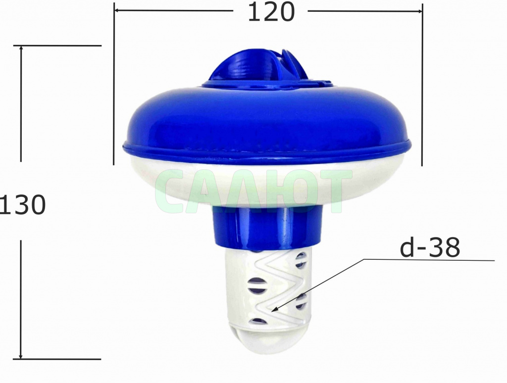 Дозатор плавающий 12,7см Sun24039