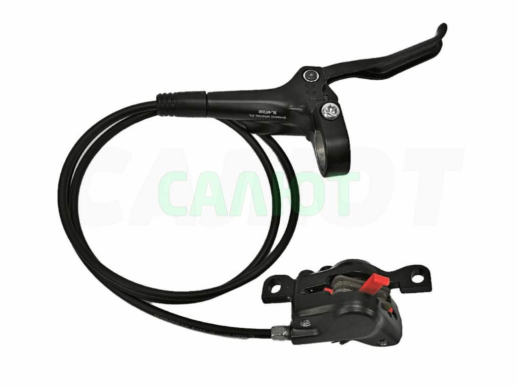 Тормоз передний гидравл. Shimano MT200, 1000мм