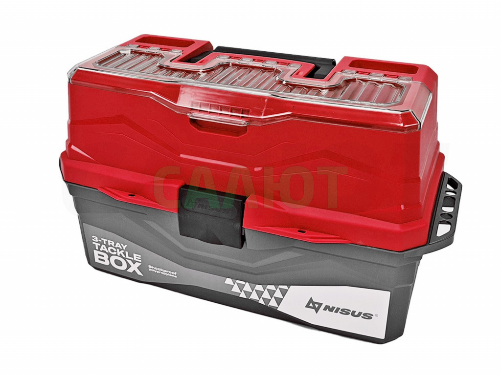 Ящик рыболовный Nisus 3-х полочный N-TB-3-R