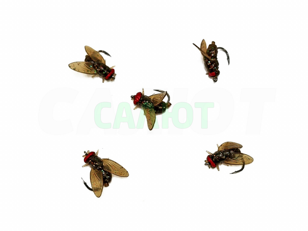 Приманка Муха силиконовая 5шт