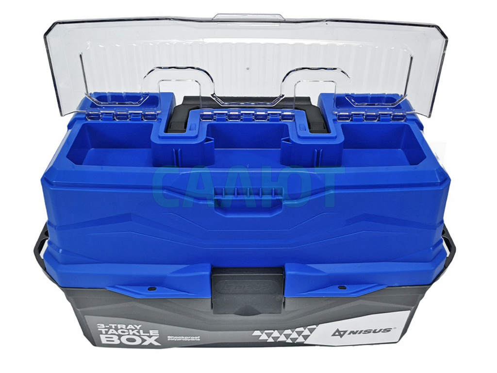 Ящик рыболовный Nisus 3-х полочный N-TB-3-B