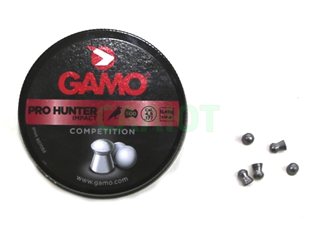 Пули Gamo Pro Hunter 4,5мм 0,49гр. (500шт)