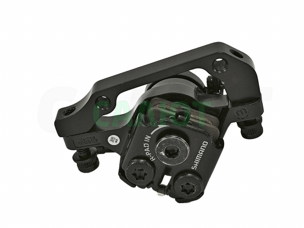 Суппорт тормозной Shimano F180/R160, задн. (BR-TX805)