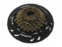 Блок звездочек 7зв. Shimano 14-34T MF-TZ500-7, защита