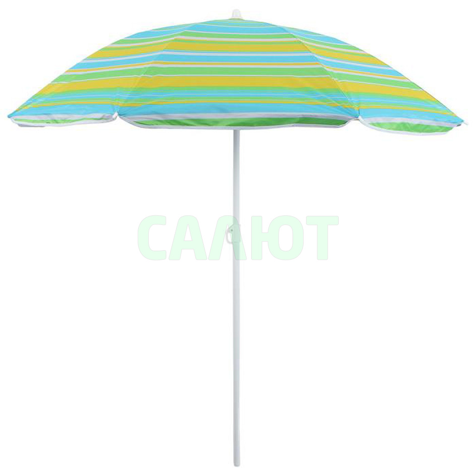 Зонт пляжный "Модерн"с серебряным покрытием, d=180cм, h=195 см, (867032)