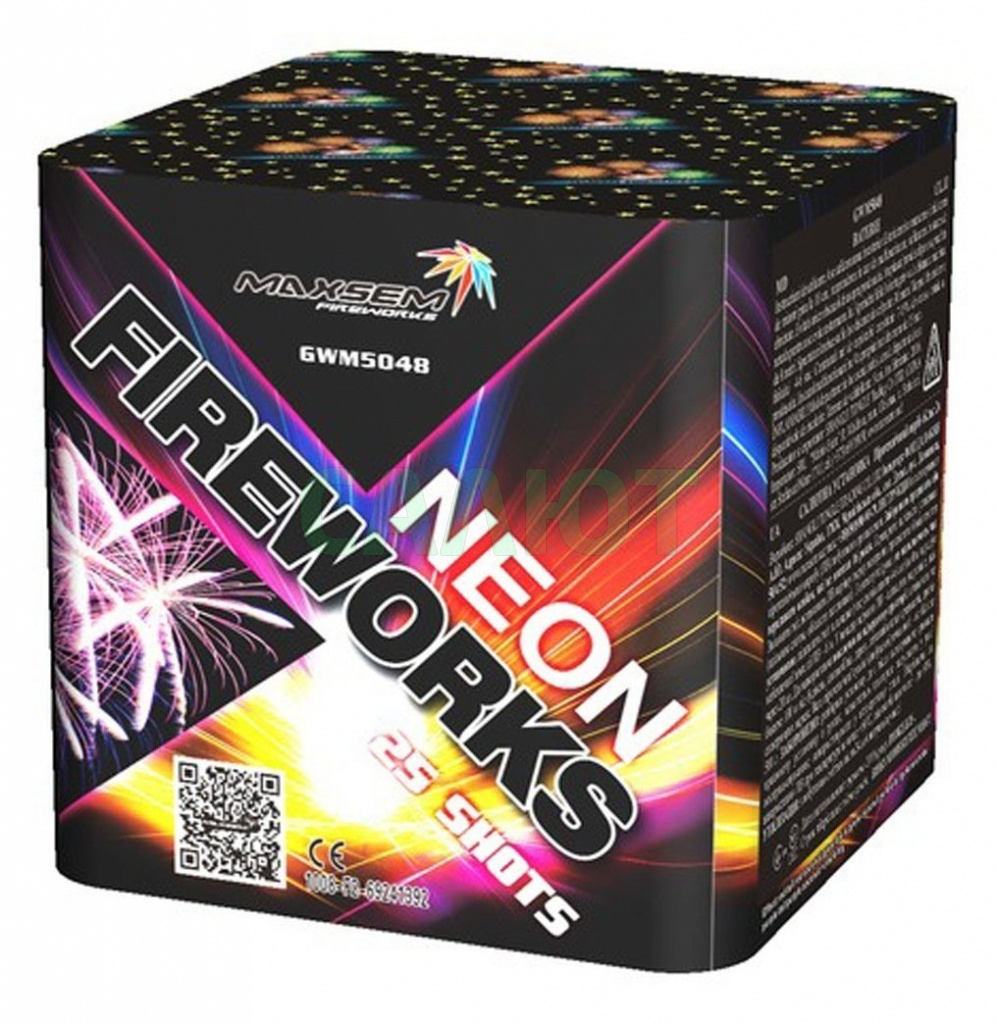МС БС GWM5048 Neon Fireworks (1,0"x25) 12/1
