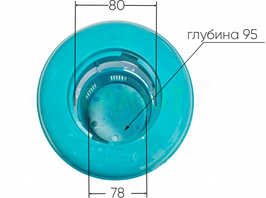 Дозатор плавающий 16,5 см Bestway 58769