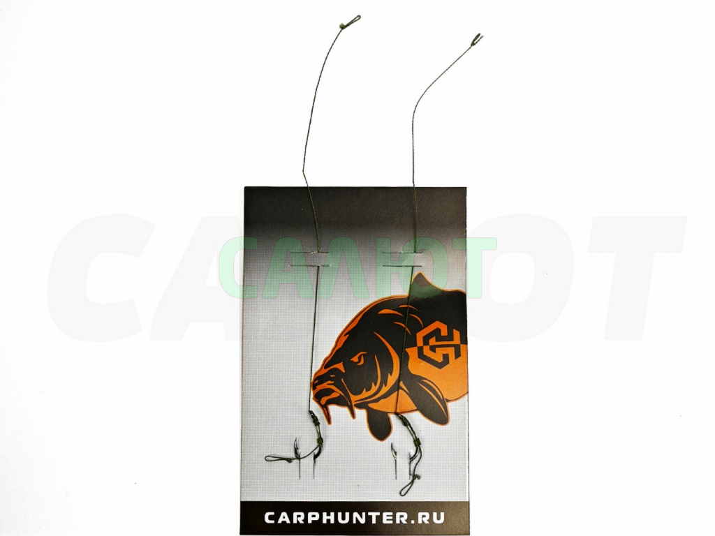 Поводок Carp Hunter Premium Wide Gape 10см